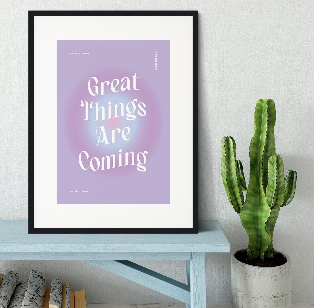 Great Things Are Coming Framed Print - Canvas Art Rocks - 1