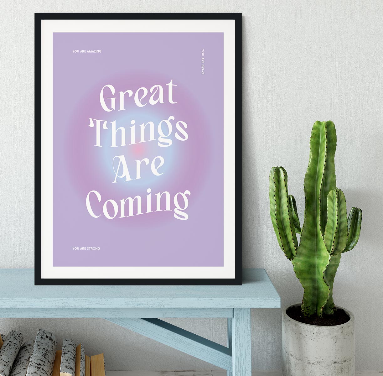 Great Things Are Coming Framed Print - Canvas Art Rocks - 2