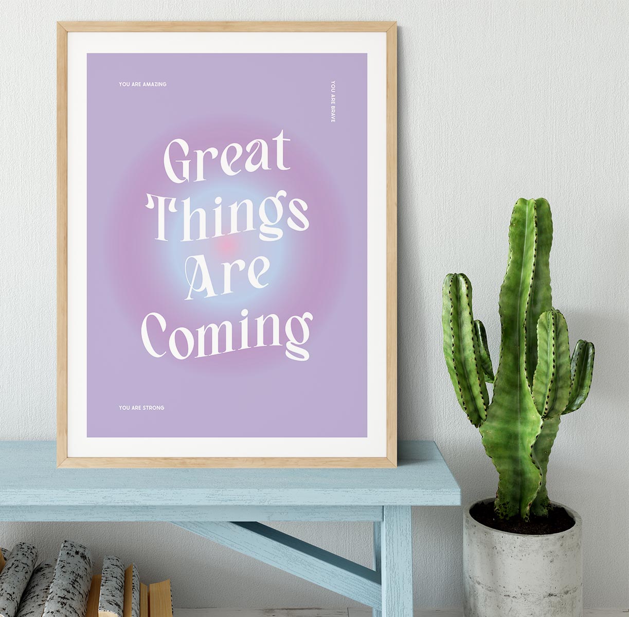 Great Things Are Coming Framed Print - Canvas Art Rocks - 4