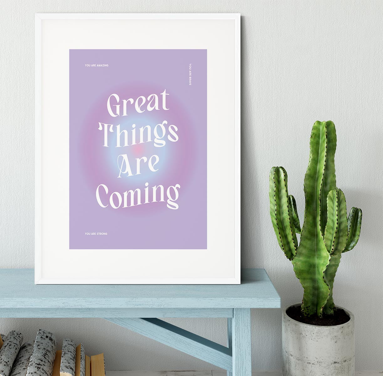 Great Things Are Coming Framed Print - Canvas Art Rocks - 5