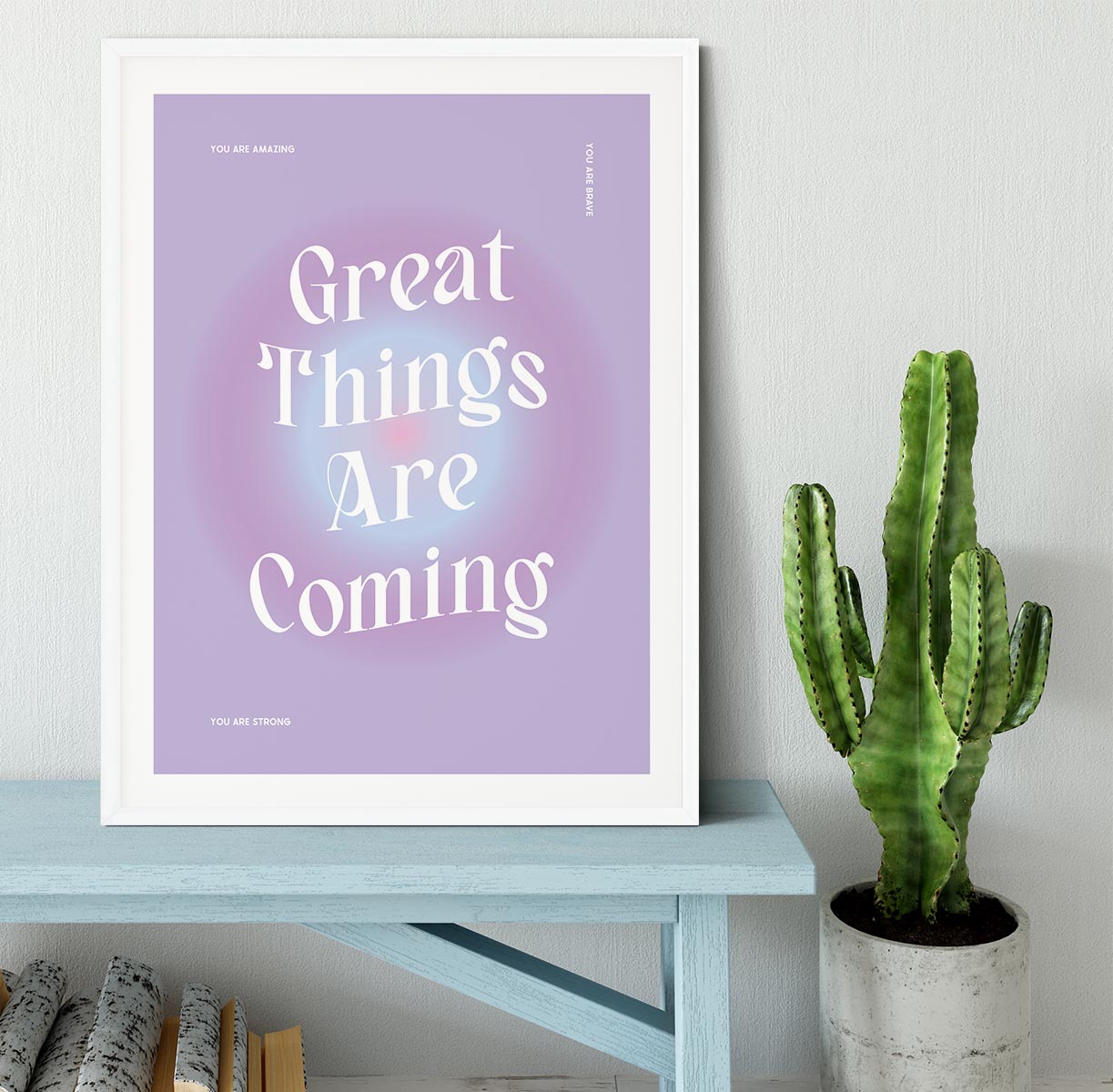 Great Things Are Coming Framed Print - Canvas Art Rocks -6