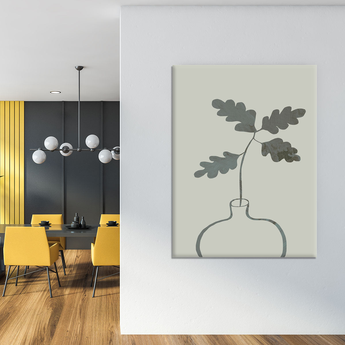 Green Oak Plant Canvas Print or Poster - 1x - 4