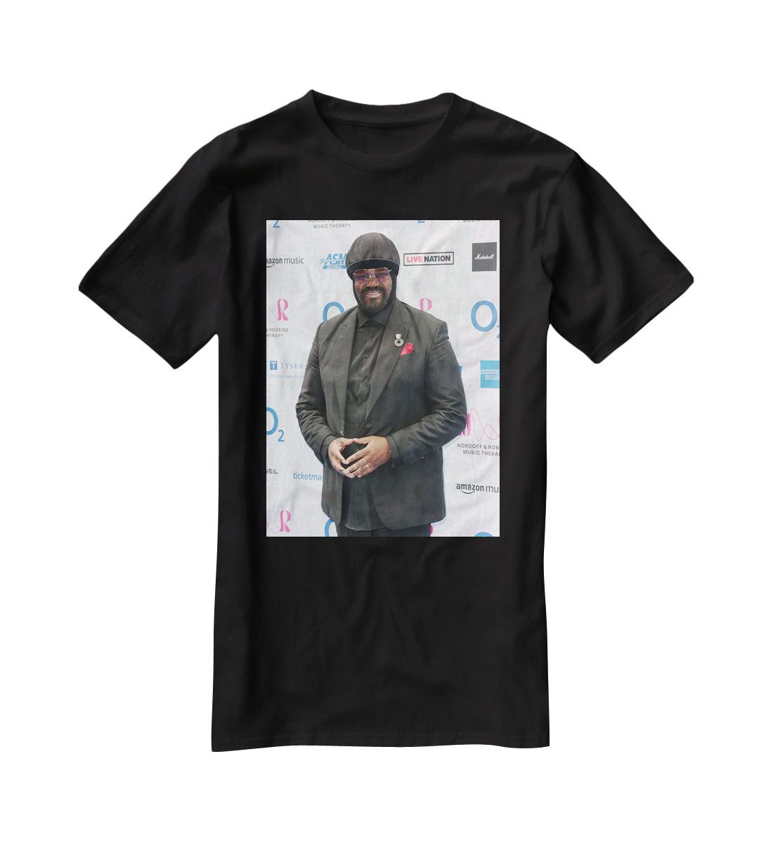 Gregory Porter T-Shirt - Canvas Art Rocks - 1