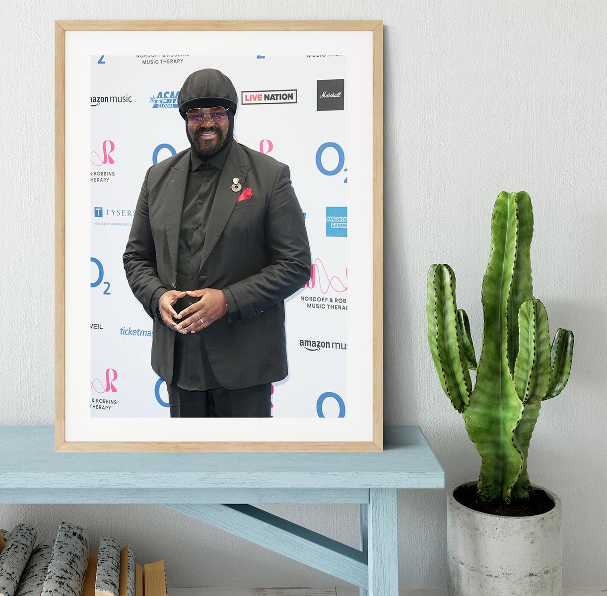 Gregory Porter Framed Print - Canvas Art Rocks - 3