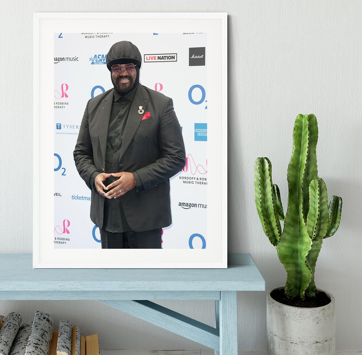 Gregory Porter Framed Print - Canvas Art Rocks - 5