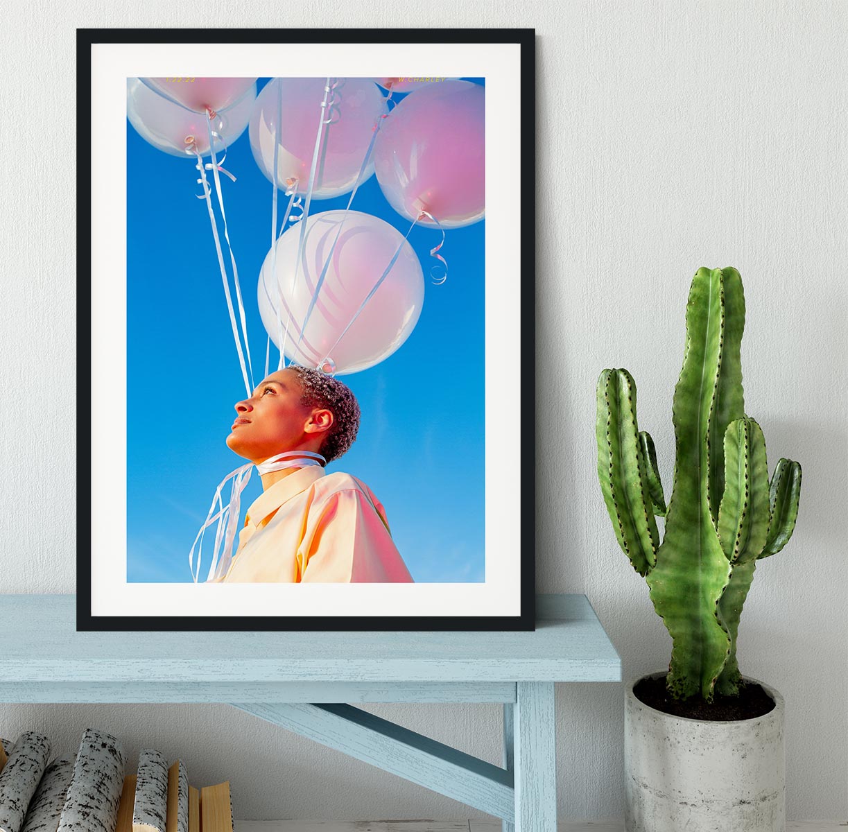 Head in the Clouds. Framed Print - 1x - 1