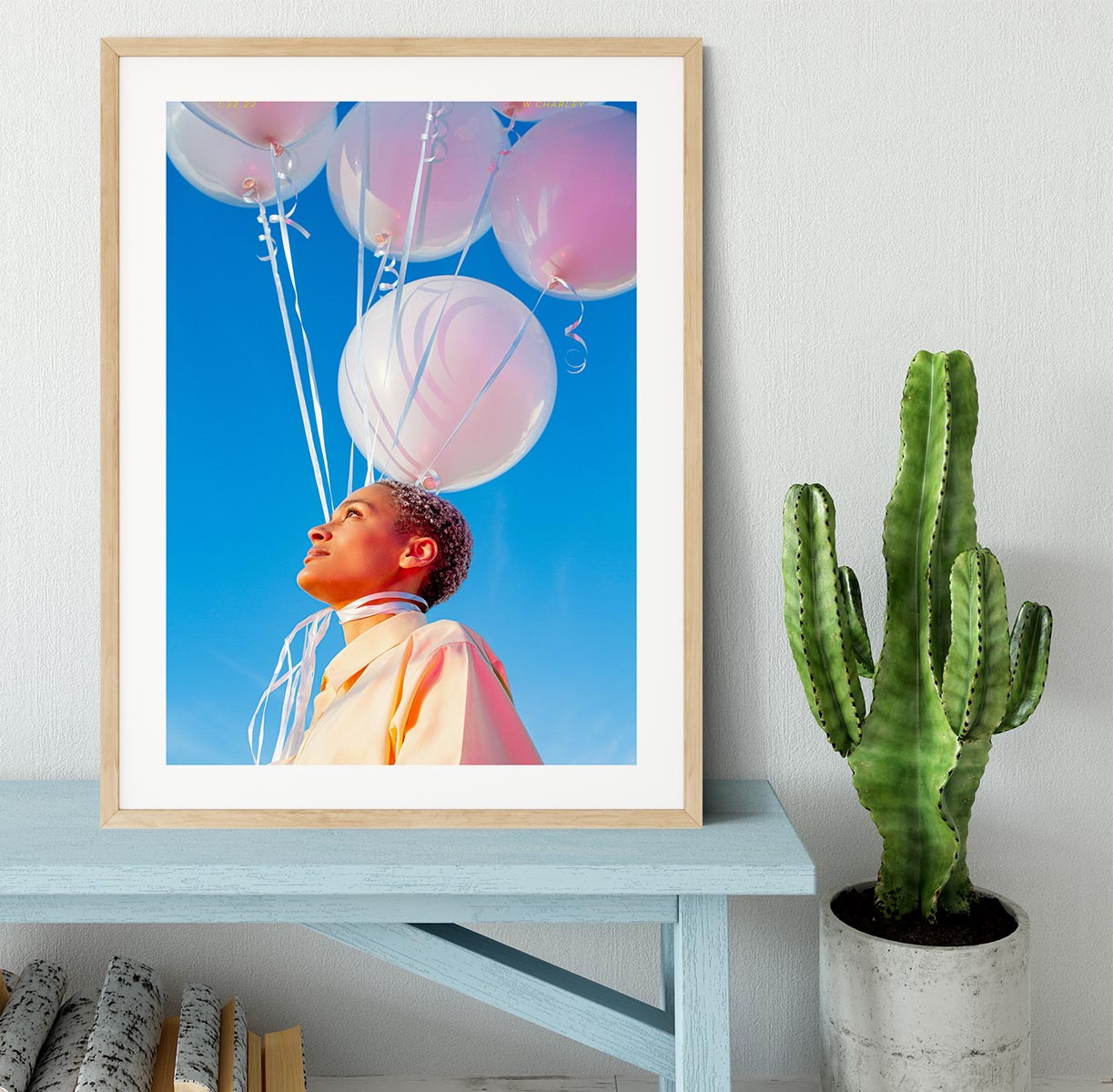 Head in the Clouds. Framed Print - 1x - 3