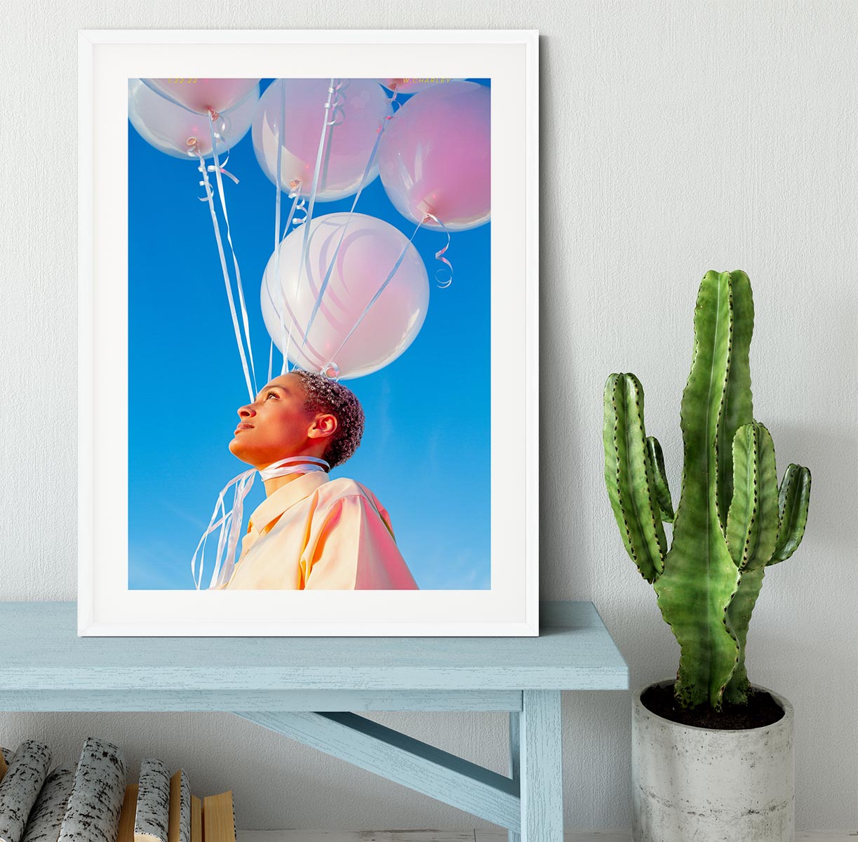 Head in the Clouds. Framed Print - 1x - 5