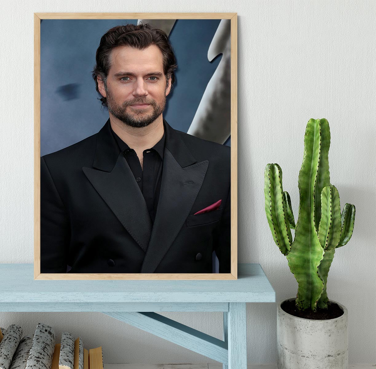 Henry Cavill at a premiere Framed Print - Canvas Art Rocks - 4