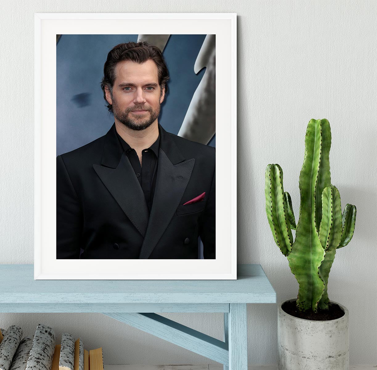 Henry Cavill at a premiere Framed Print - Canvas Art Rocks - 5