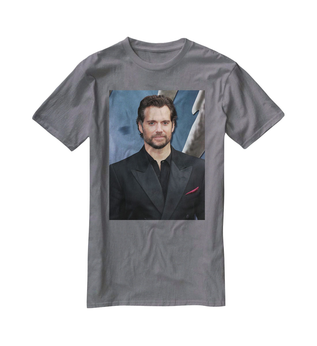 Henry Cavill at a premiere T-Shirt - Canvas Art Rocks - 3