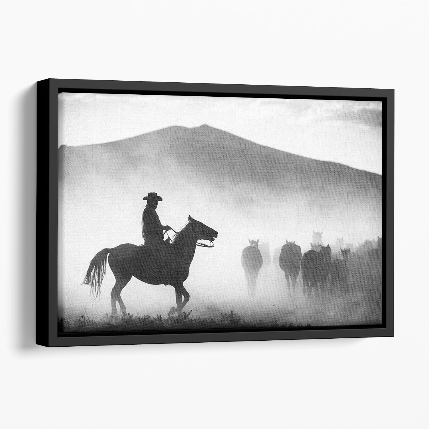 His Territory Floating Framed Canvas - 1x - 1