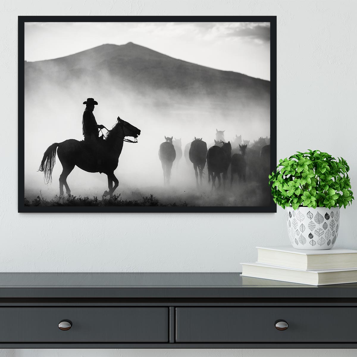 His Territory Framed Print - 1x - 2