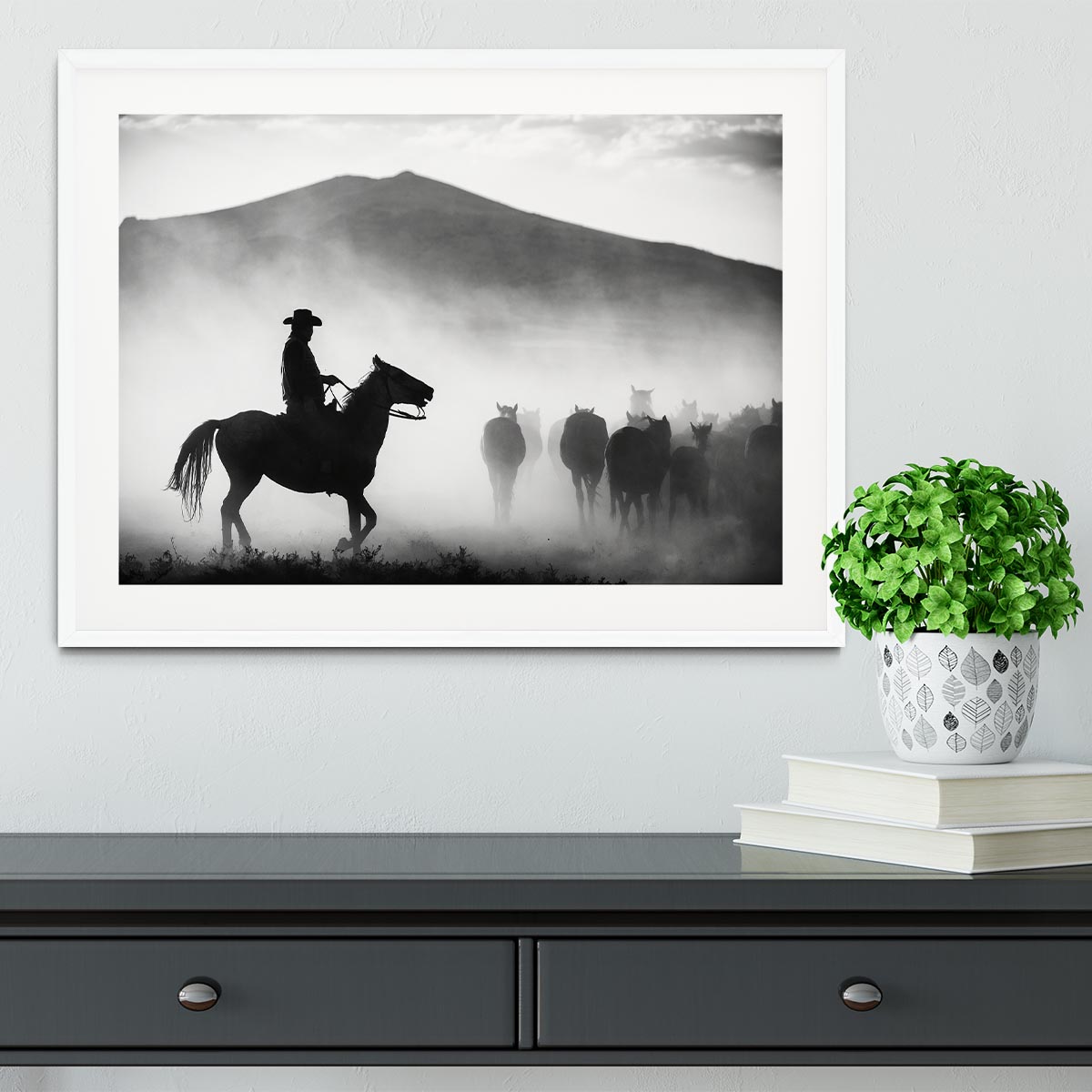 His Territory Framed Print - 1x - 5