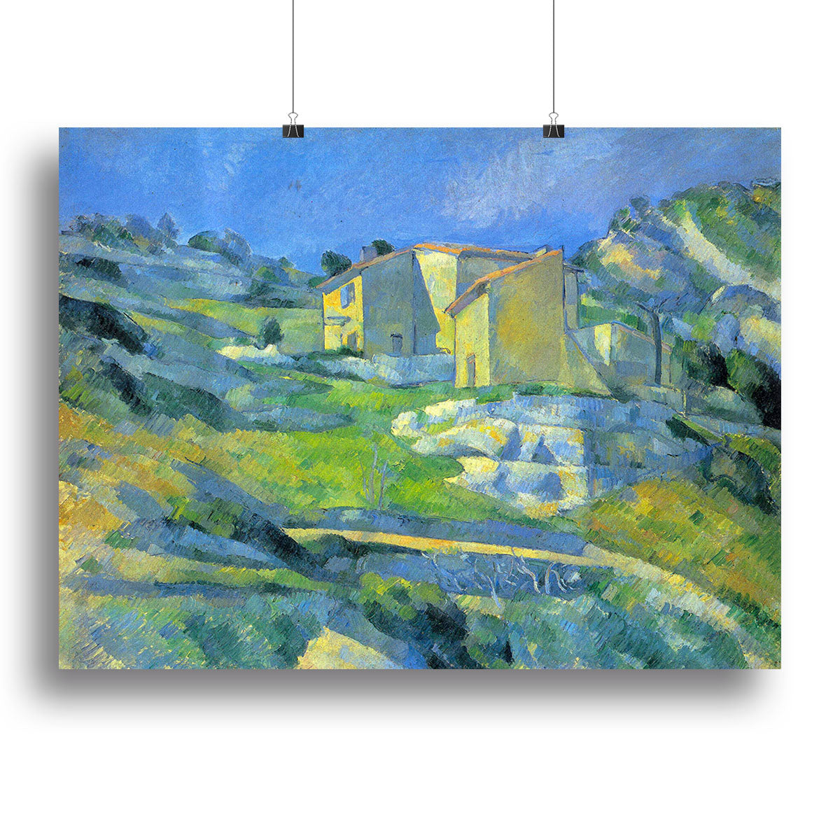 House in the Provence by Cezanne Poster - Unframed
