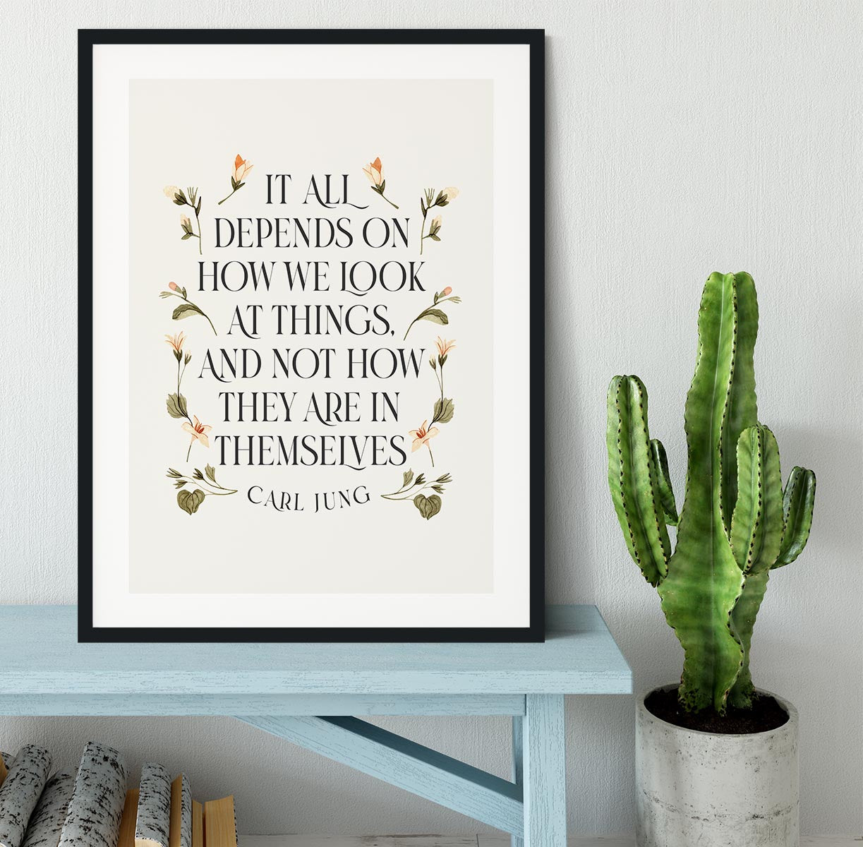 How We Look At Things Framed Print - Canvas Art Rocks - 1