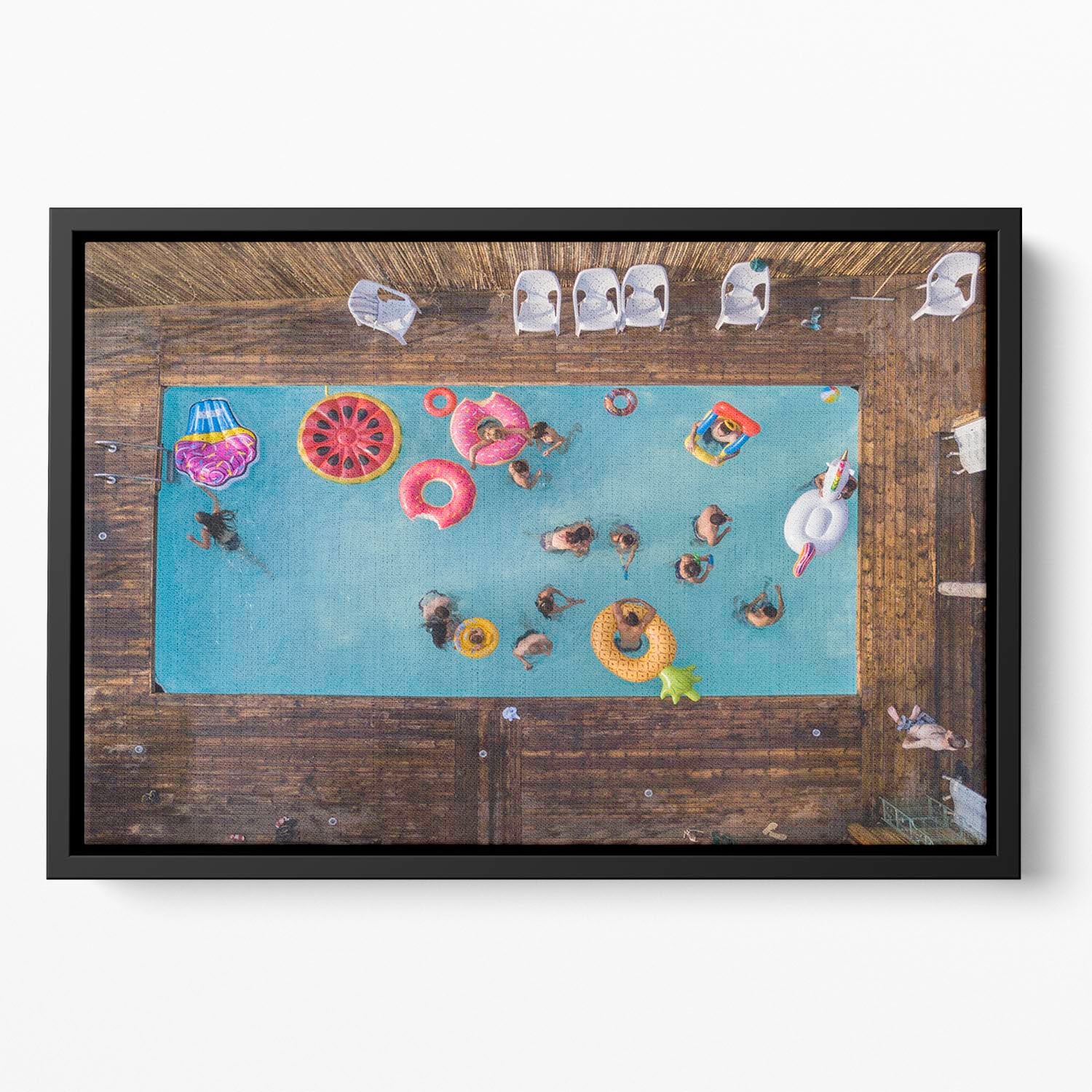 Hymn for the weekend Floating Framed Canvas - 1x - 2