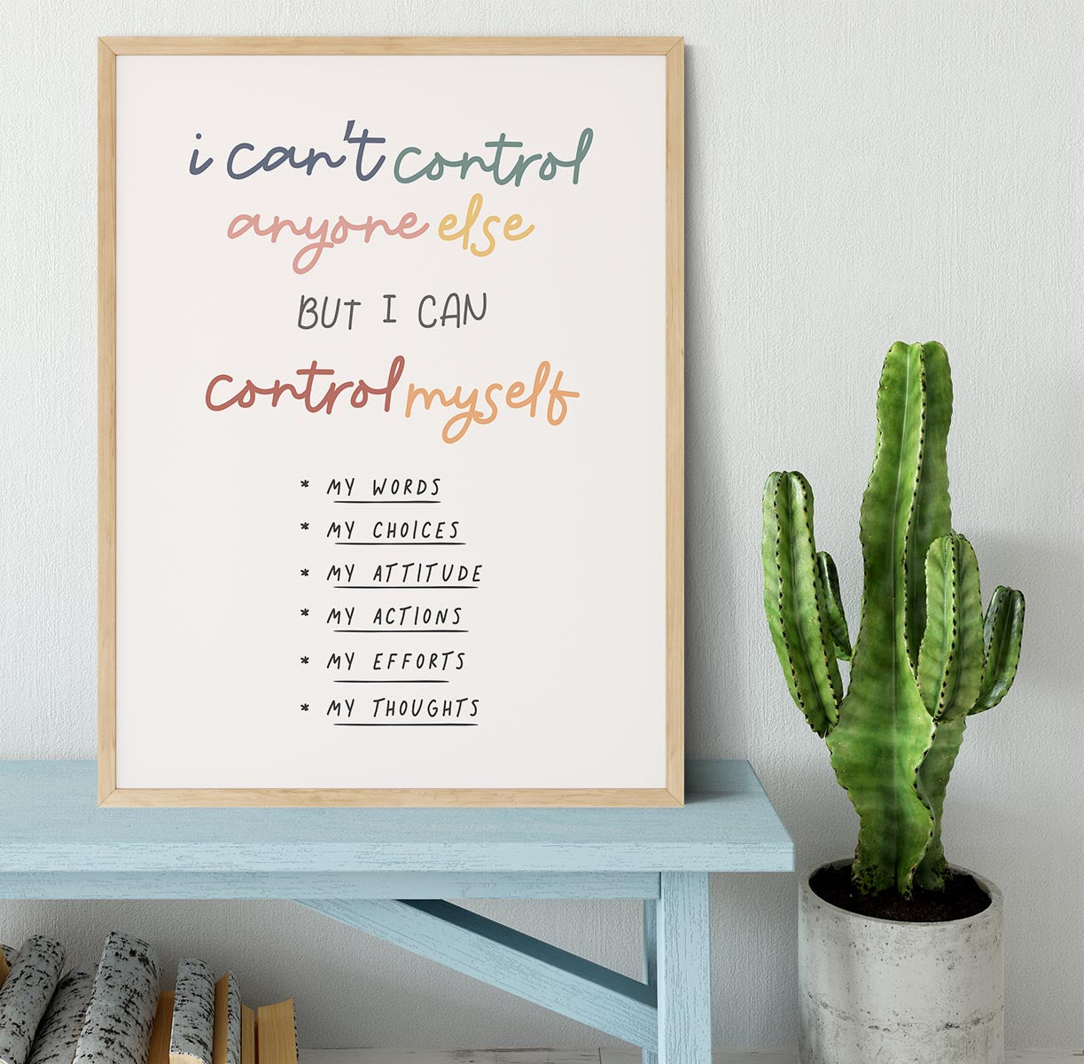 I Can Control Myself Framed Print - Canvas Art Rocks - 4