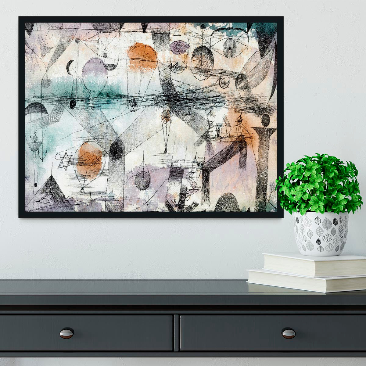 In the Realm of Air 1917 No.1 Framed Print - Canvas Art Rocks - 2