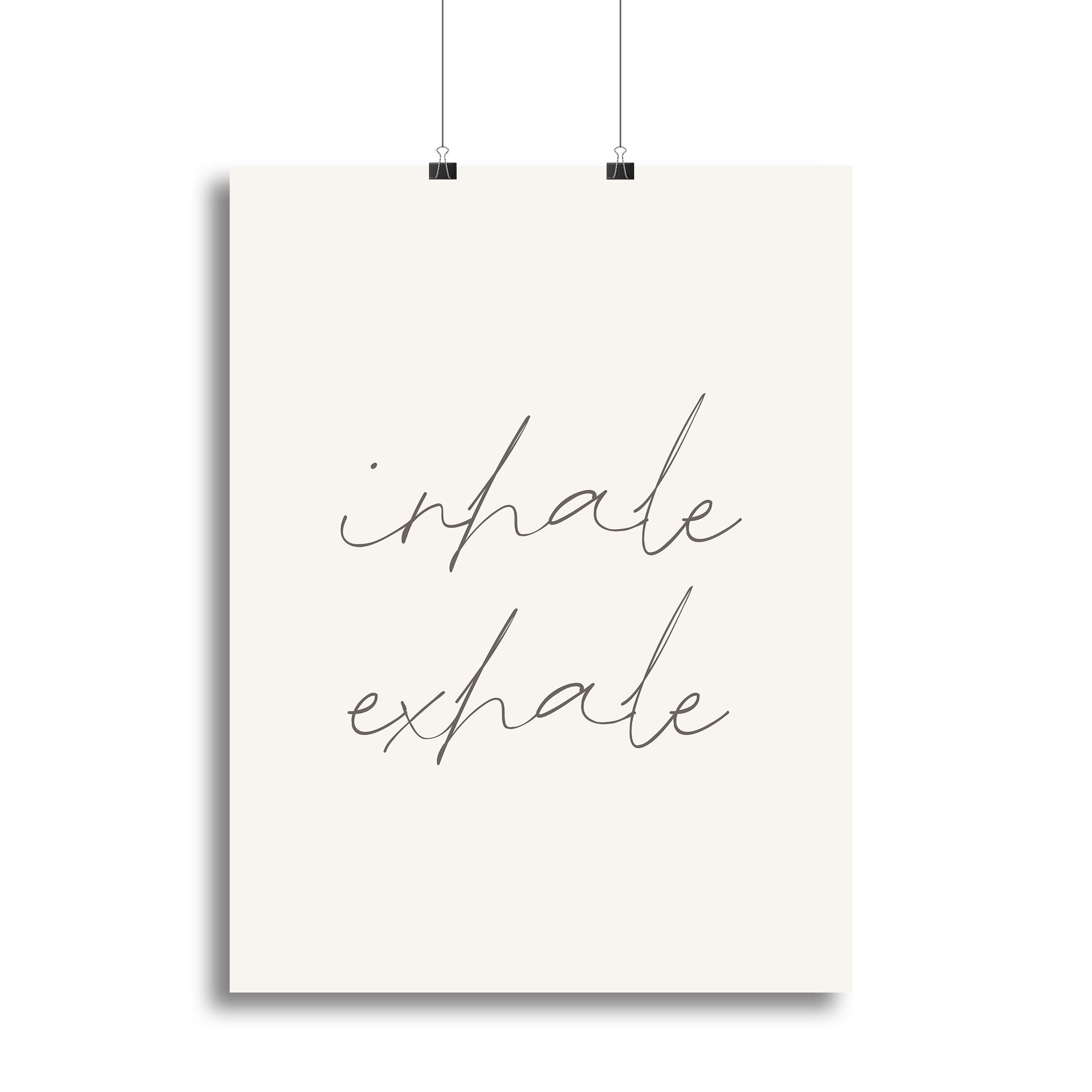 Inhale Exhale No4 Canvas Print or Poster - Canvas Art Rocks - 2