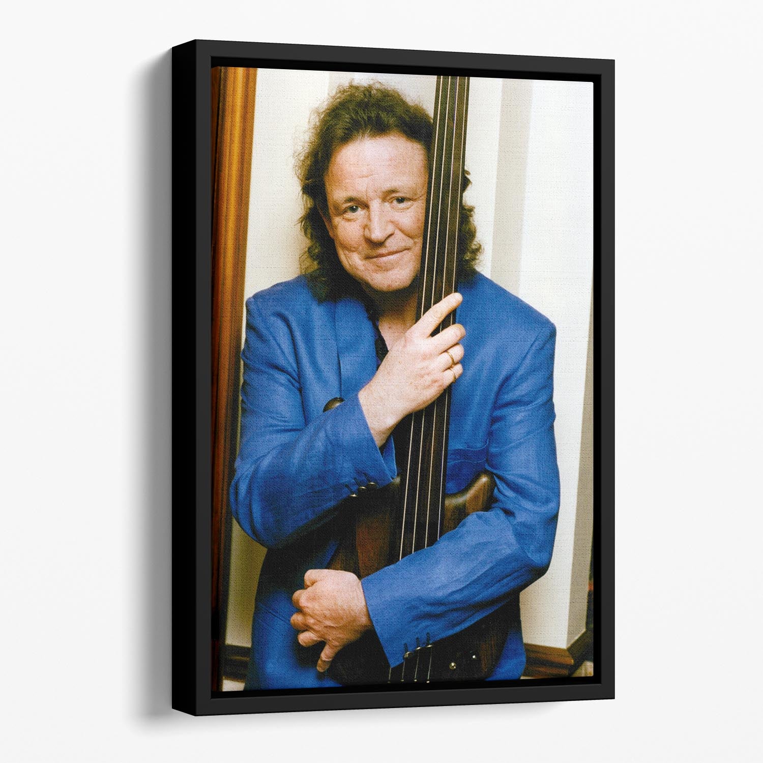 Jack Bruce Floating Framed Canvas - Canvas Art Rocks - 1