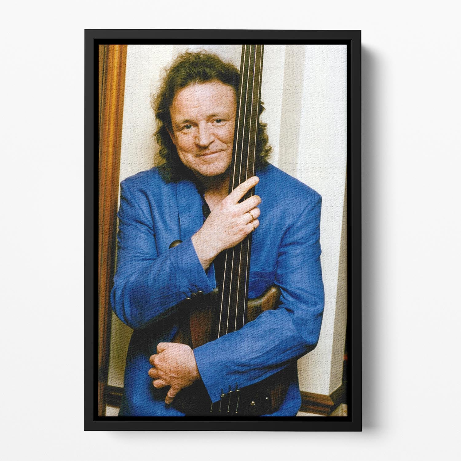 Jack Bruce Floating Framed Canvas - Canvas Art Rocks - 2