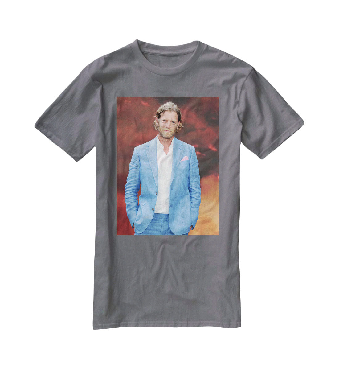 Jefferson Hall at the Oppenheimer premiere T-Shirt - Canvas Art Rocks - 3