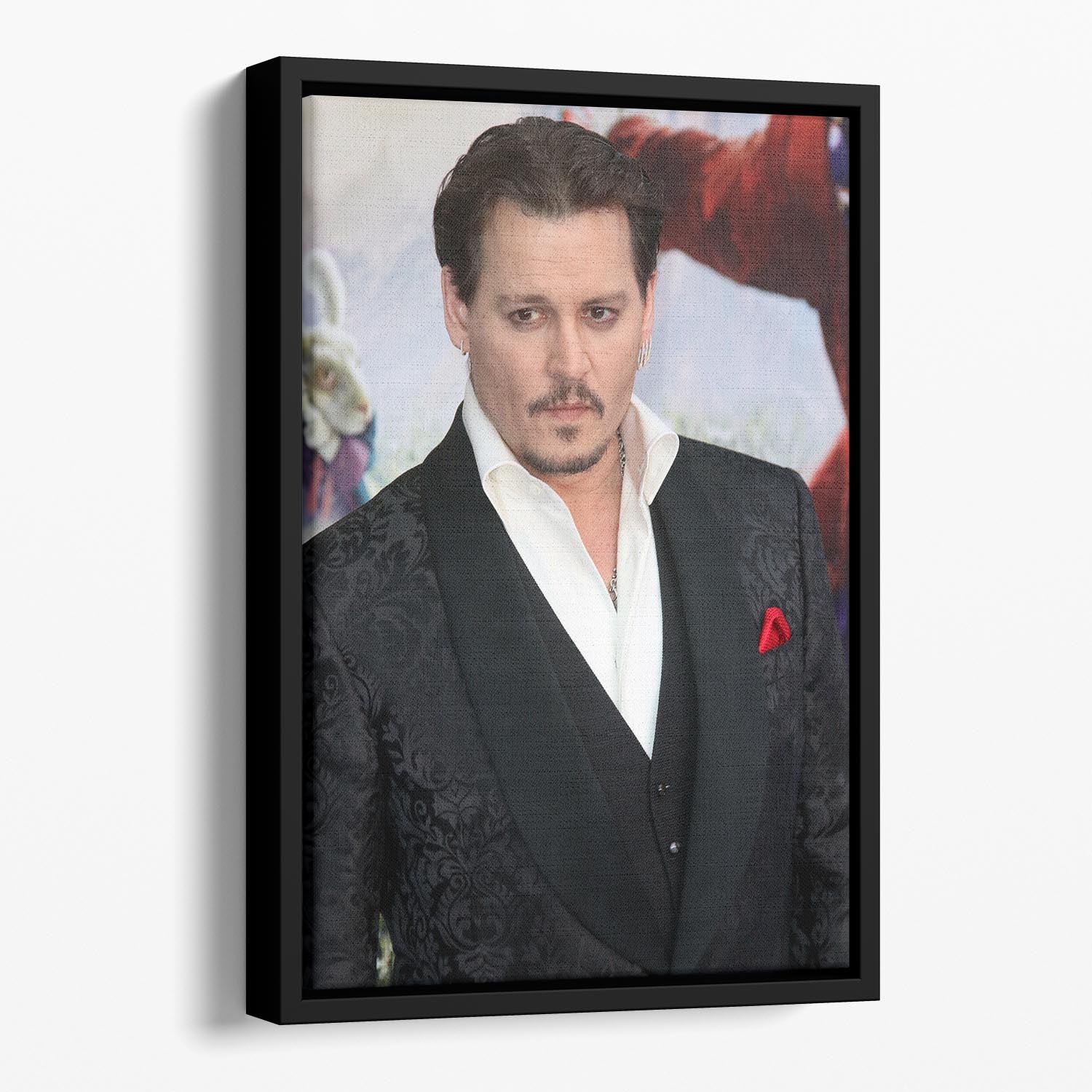 Johnny Depp 2016 Floating Framed Canvas - Canvas Art Rocks - 1