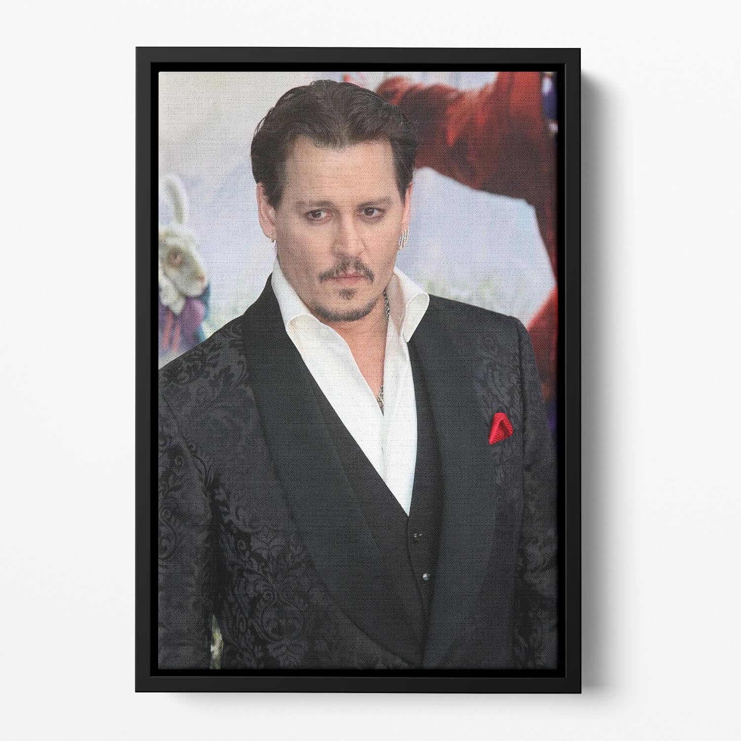 Johnny Depp 2016 Floating Framed Canvas - Canvas Art Rocks - 2