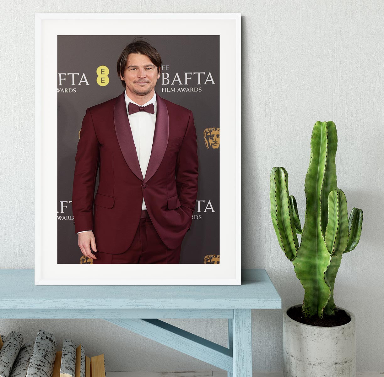 Josh Hartnett at the Baftas Framed Print - Canvas Art Rocks - 5