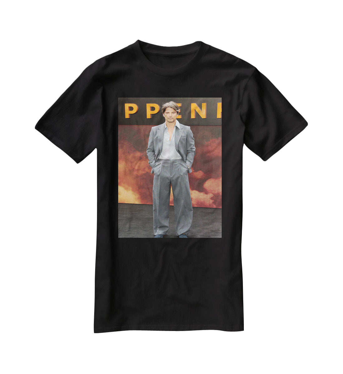 Josh Hartnett at the Oppenheimer premiere T-Shirt - Canvas Art Rocks - 1