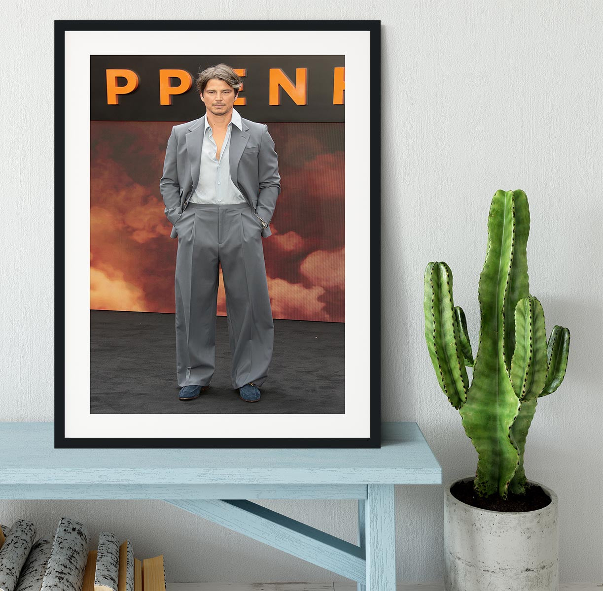 Josh Hartnett at the Oppenheimer premiere Framed Print - Canvas Art Rocks - 1