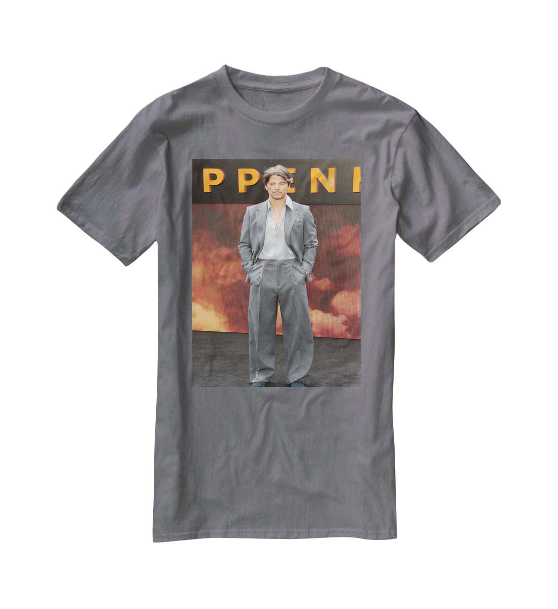 Josh Hartnett at the Oppenheimer premiere T-Shirt - Canvas Art Rocks - 3