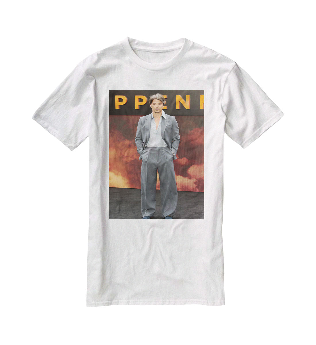 Josh Hartnett at the Oppenheimer premiere T-Shirt - Canvas Art Rocks - 5