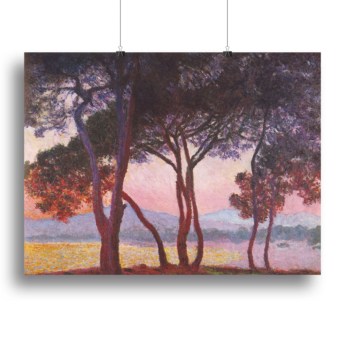 Juan les Pins by Monet Poster - Unframed