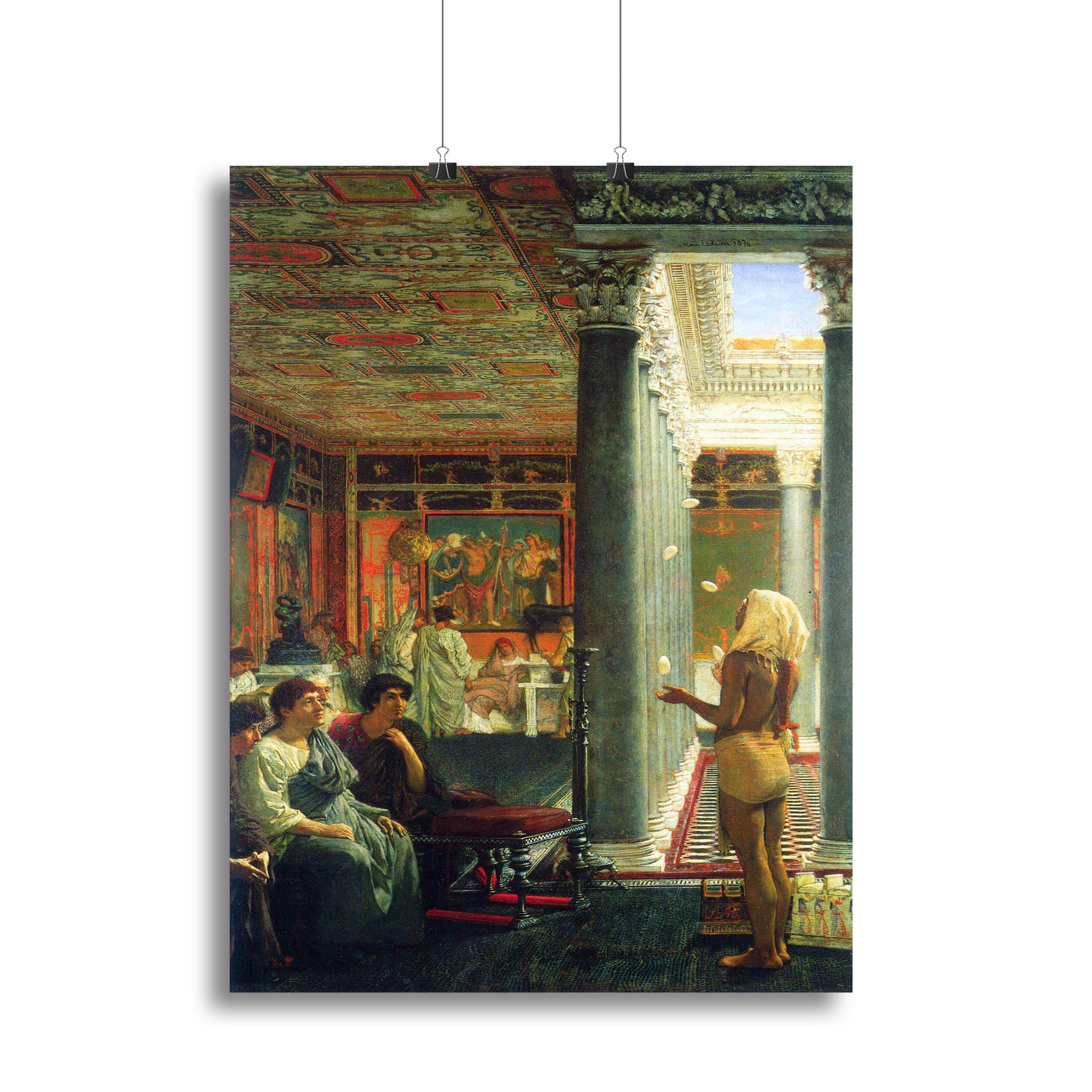 Juggler by Alma Tadema Poster - Unframed