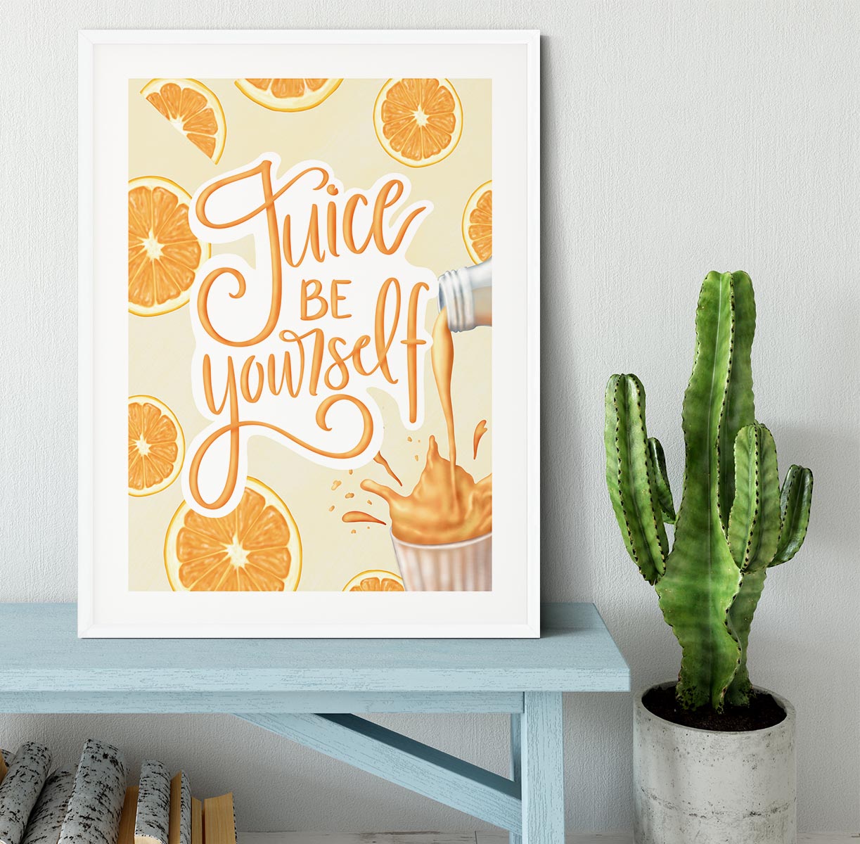 Juice be Yourself Framed Print - Canvas Art Rocks - 5