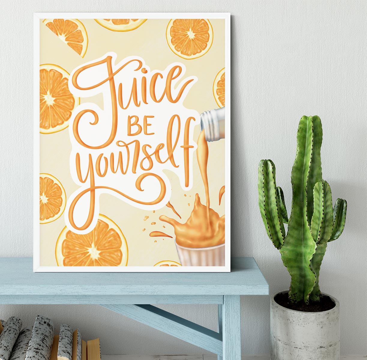 Juice be Yourself Framed Print - Canvas Art Rocks -6