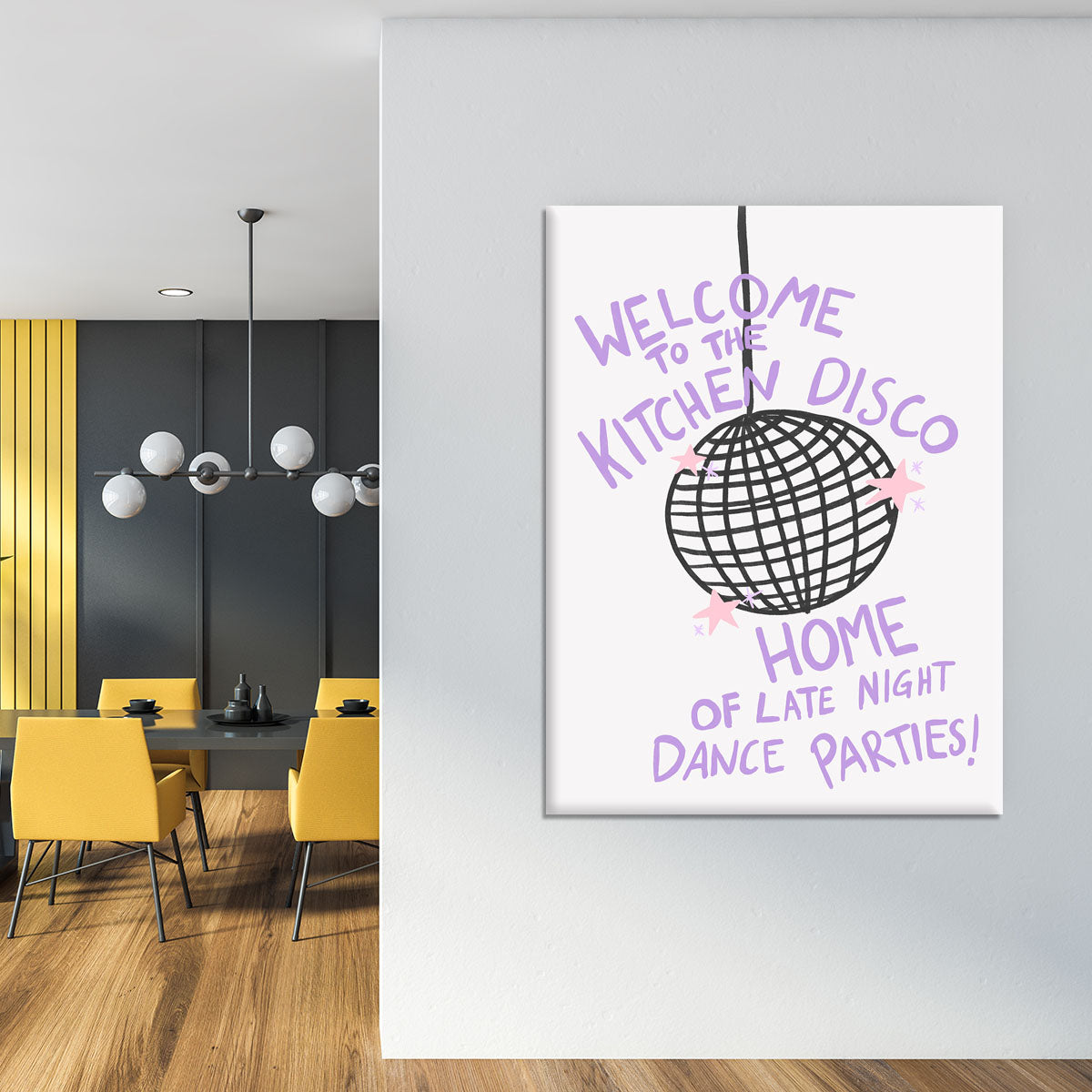 Kitchen Disco Canvas Print or Poster - Canvas Art Rocks - 4