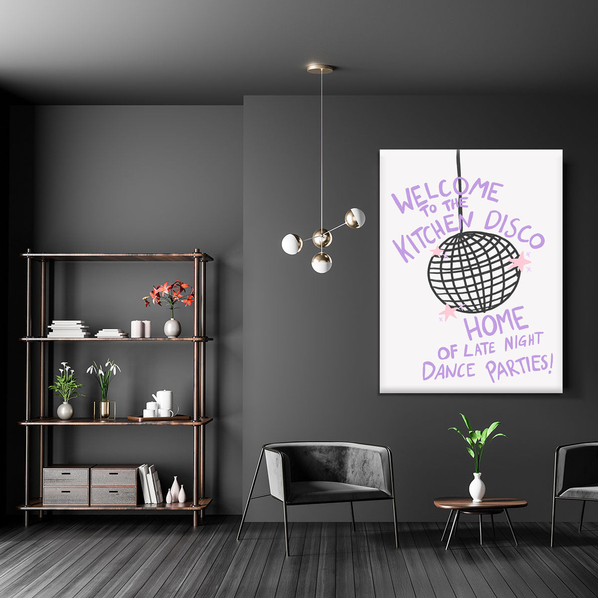 Kitchen Disco Canvas Print or Poster - Canvas Art Rocks - 5