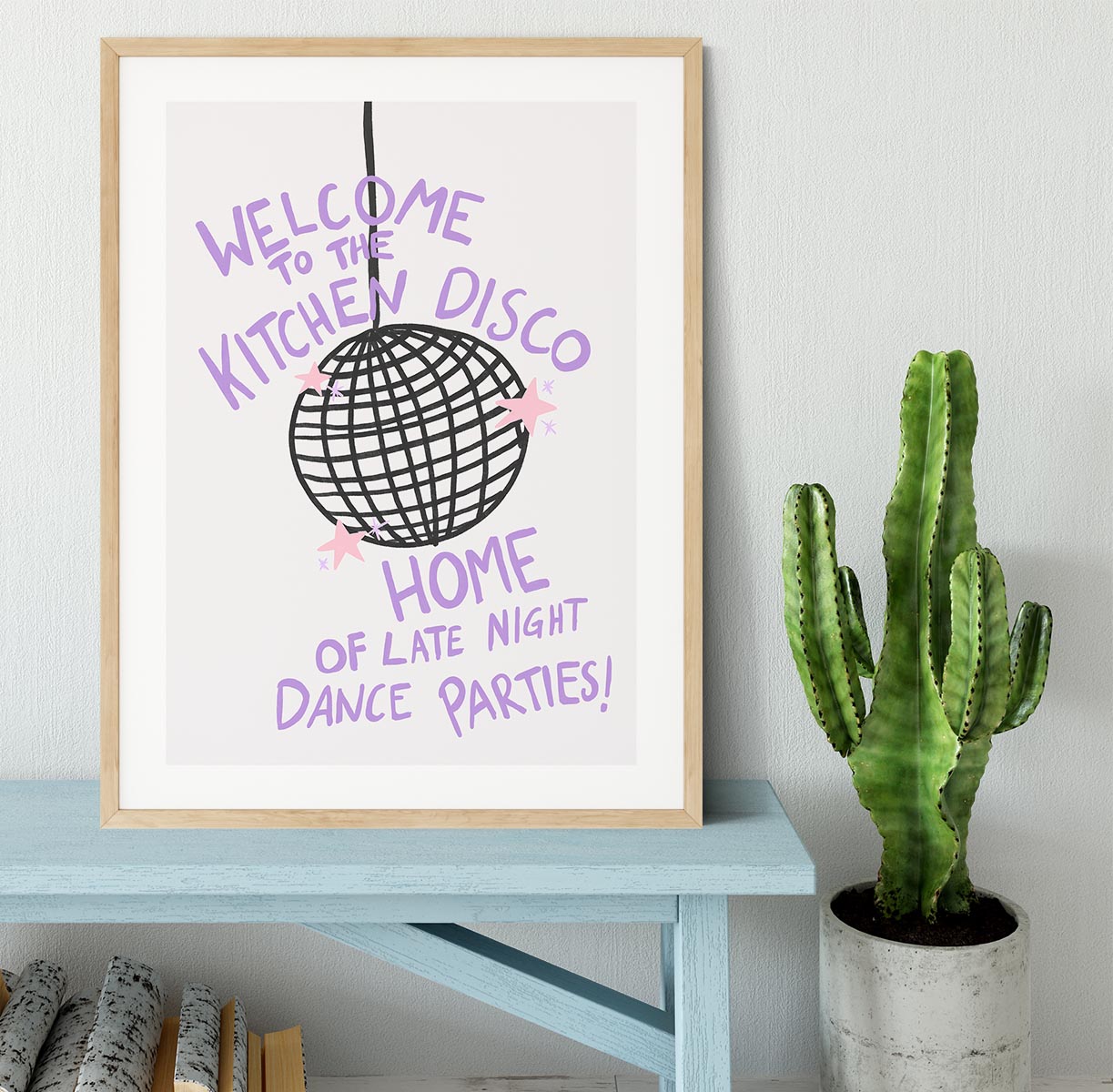 Kitchen Disco Framed Print - Canvas Art Rocks - 3