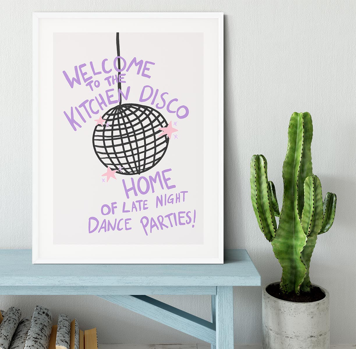 Kitchen Disco Framed Print - Canvas Art Rocks - 5