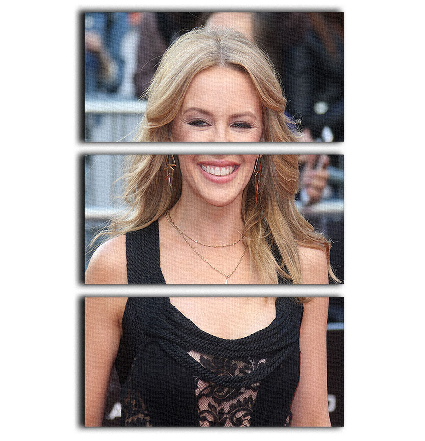 Kylie Minogue 2015 3 Split Panel Canvas Print - Canvas Art Rocks - 1