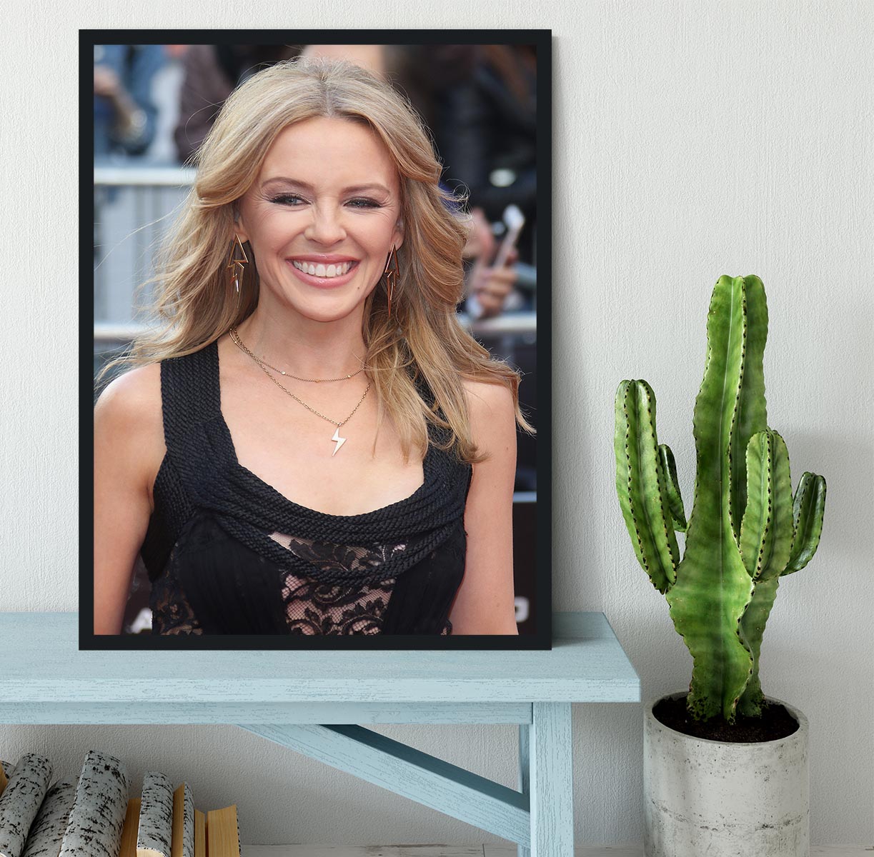 Kylie Minogue 2015 Framed Print - Canvas Art Rocks - 2