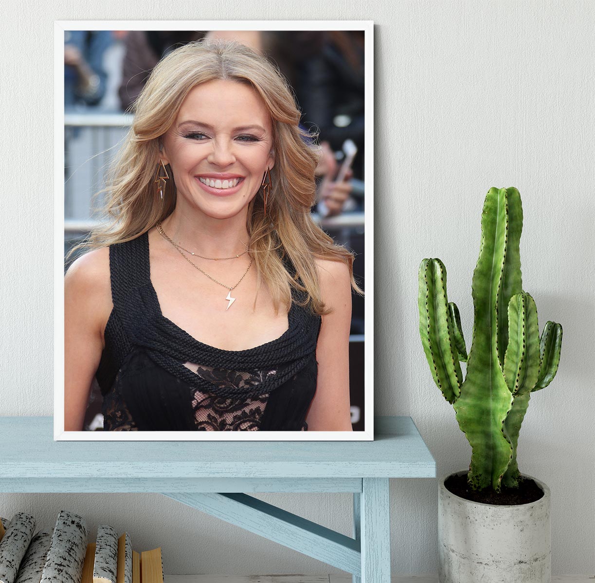 Kylie Minogue 2015 Framed Print - Canvas Art Rocks -6