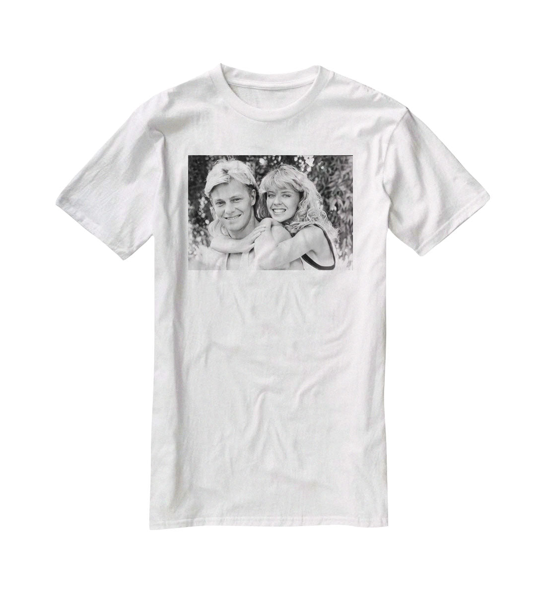 Kylie Minogue and Jason Donovan T-Shirt - Canvas Art Rocks - 5