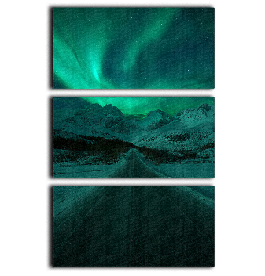 La Dama de la Carretera 3 Split Panel Canvas Print - Canvas Art Rocks - 1