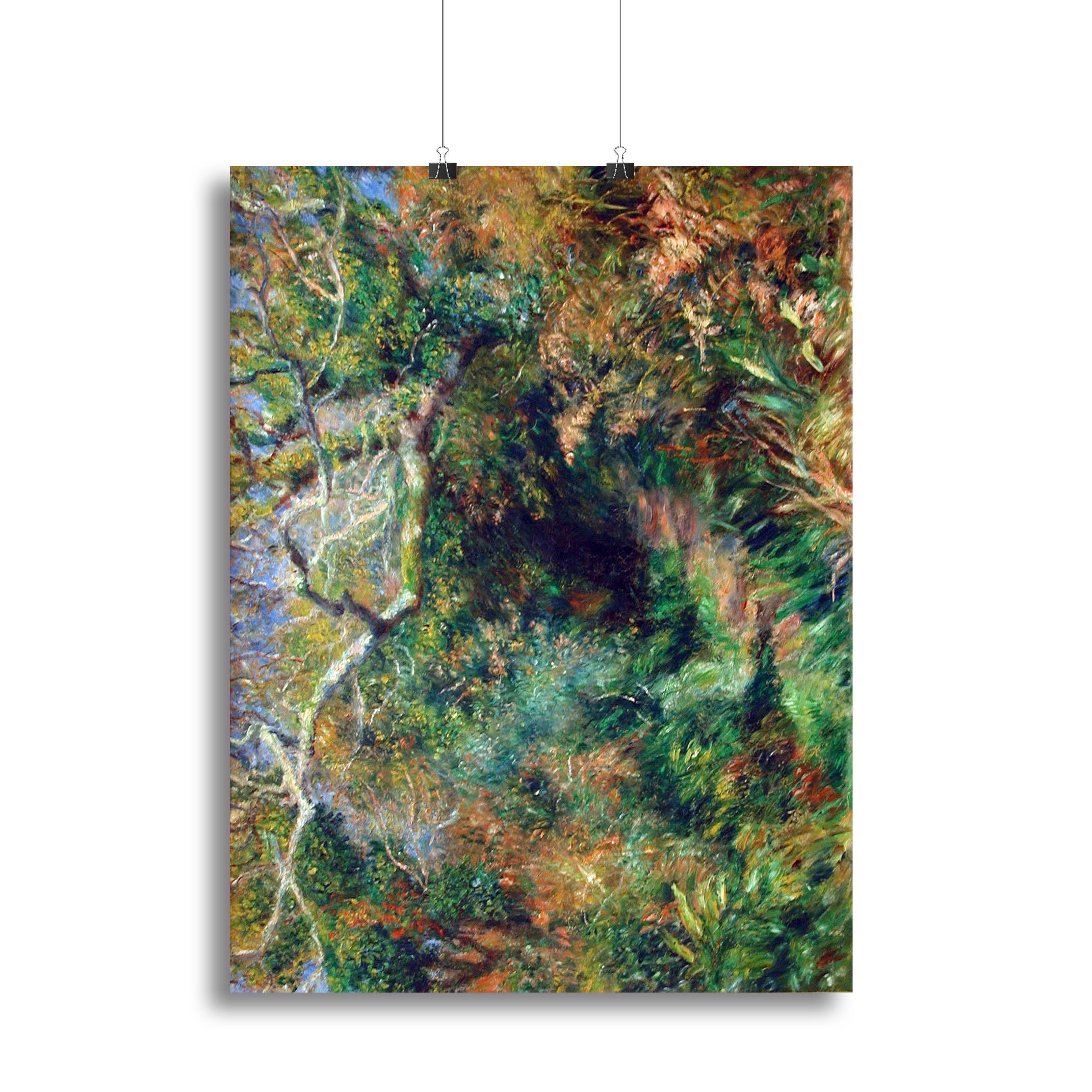 Landscape in southern France by Renoir Poster - Unframed