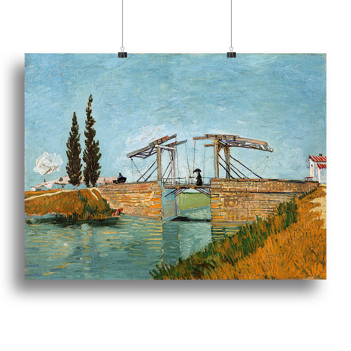 Langlois Bridge by Van Gogh Poster - Unframed