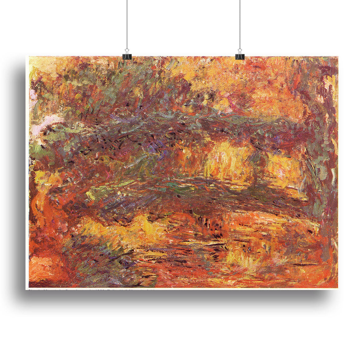 Le Pont Japonais 1922 by Monet Poster - Unframed